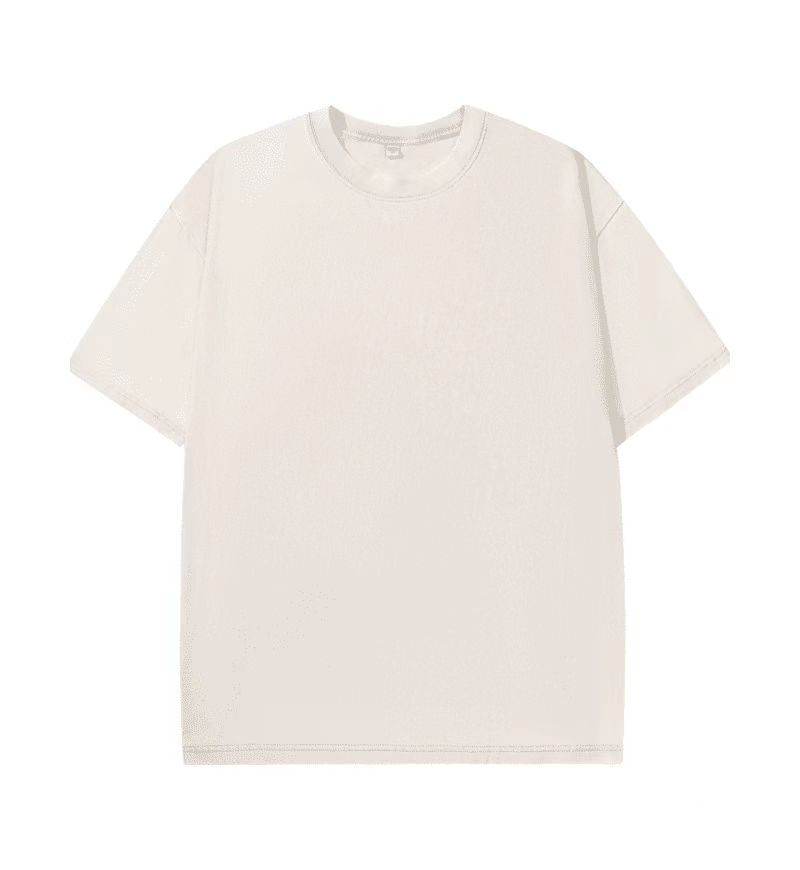 Vintage Enzyme Washed Cotton Color Unisex Basic T-Shirt