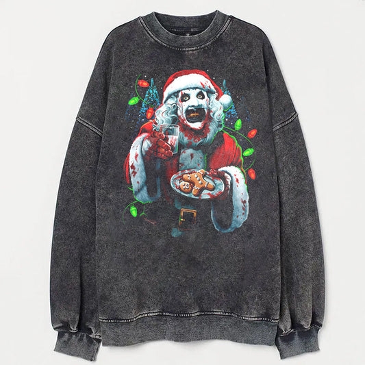 Funny Christmas Horror Movies Sweatshirt - heygraff