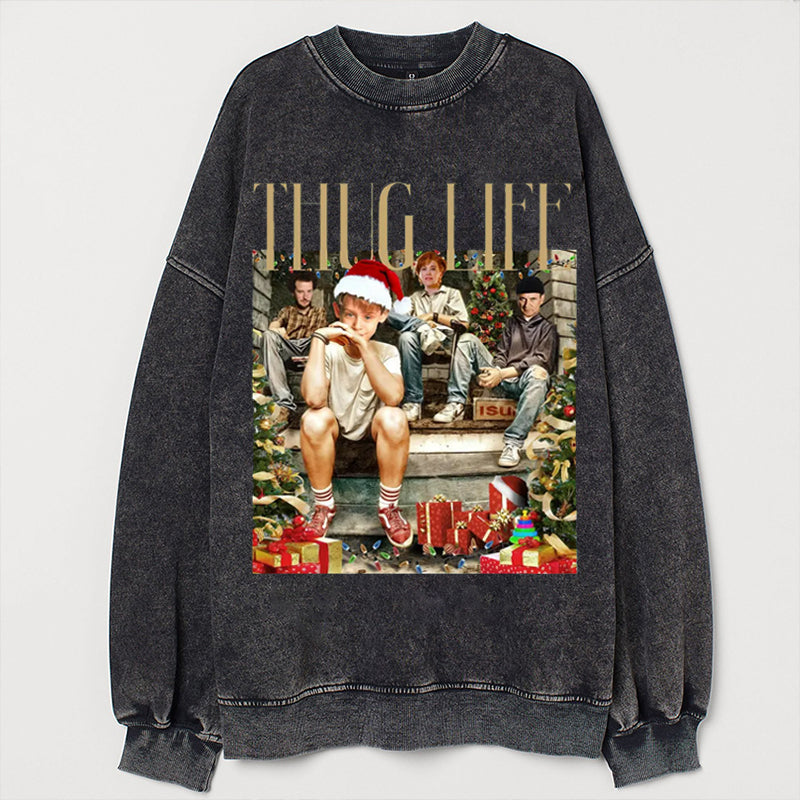 Christmas Thug Life Sweatshirt - heygraff