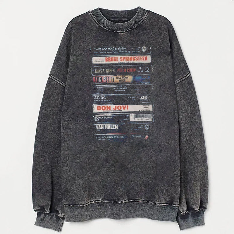 Rock Cassettes Unisex Sweatshirt - heygraff
