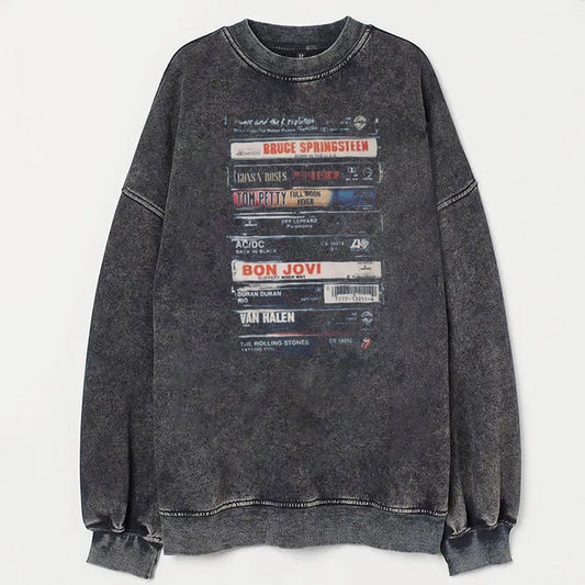Rock Cassettes Unisex Sweatshirt - heygraff
