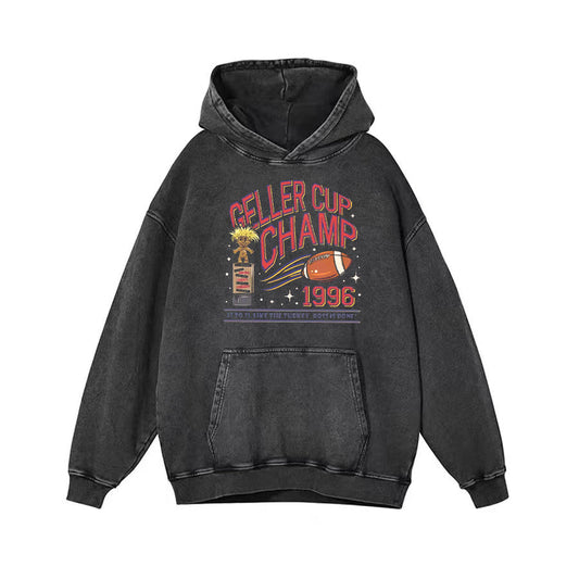 Geller Bowl 90s Nostalgia Hoodie - heygraff