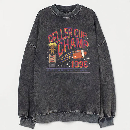 Geller Bowl 90s Nostalgia Sweatshirt - heygraff