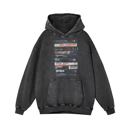 Rock Cassettes Unisex Hoodie - heygraff