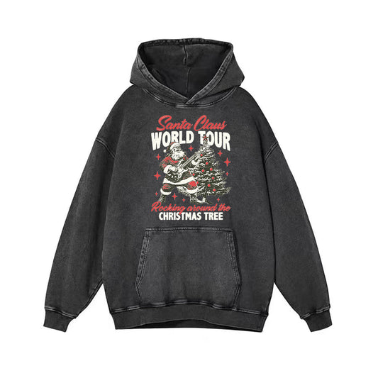 Retro Santa Claus Hoodie - heygraff